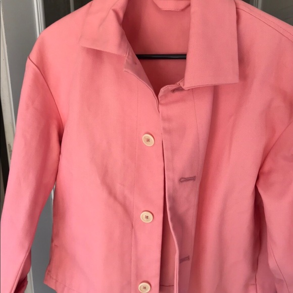 Pink canvas worker jacket - Picture 2 of 2